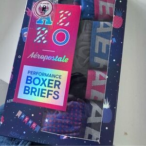 Aeropostale Men's Patriotic Boxer Briefs